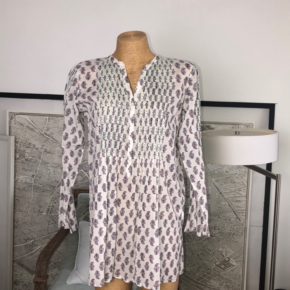 Roller Rabbit Maria Tatiana Tunic cream Size M